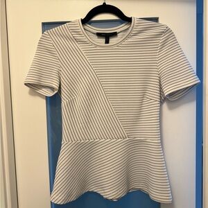 BCBG peplum top